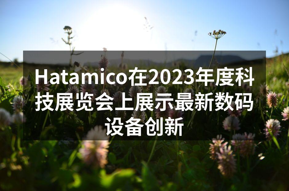 Hatamico展台吸引了众多观众