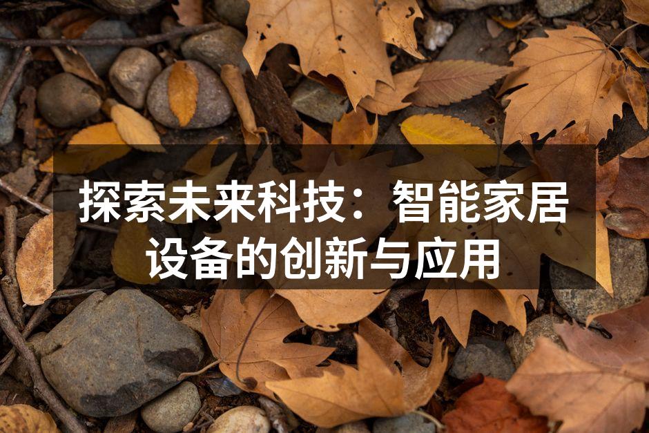智能家居设备的多样化应用